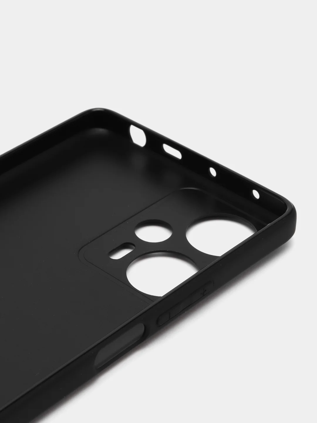 Черный чехол + стекло для Xiaomi Poco F5, Redmi Note 12 Turbo силиконовый BROSCORP матовый тонкий