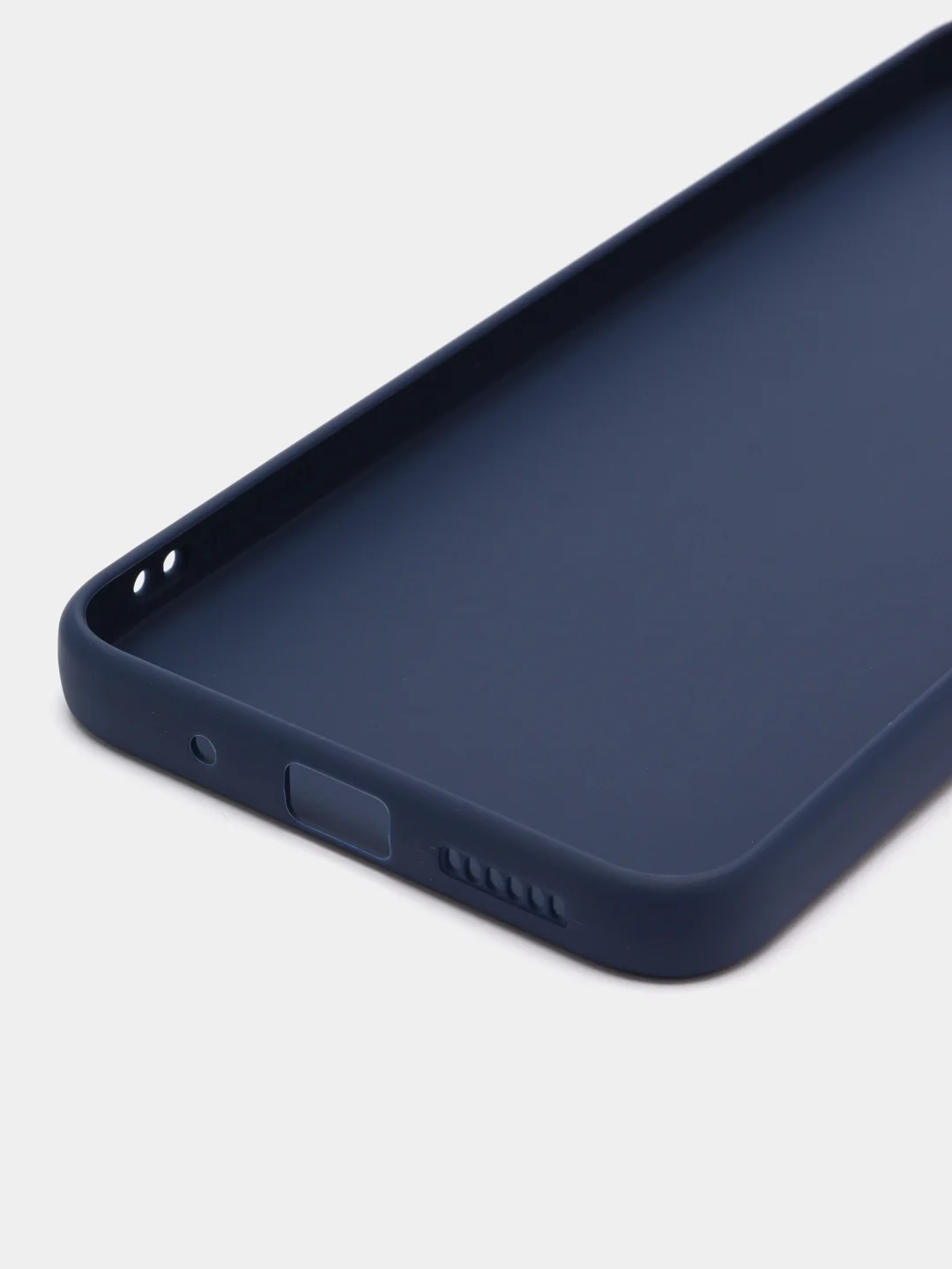 Ледяной чехол для Xiaomi Redmi 12 силиконовый BROSCORP матовый, тонкий, с бортиком-защитой камер