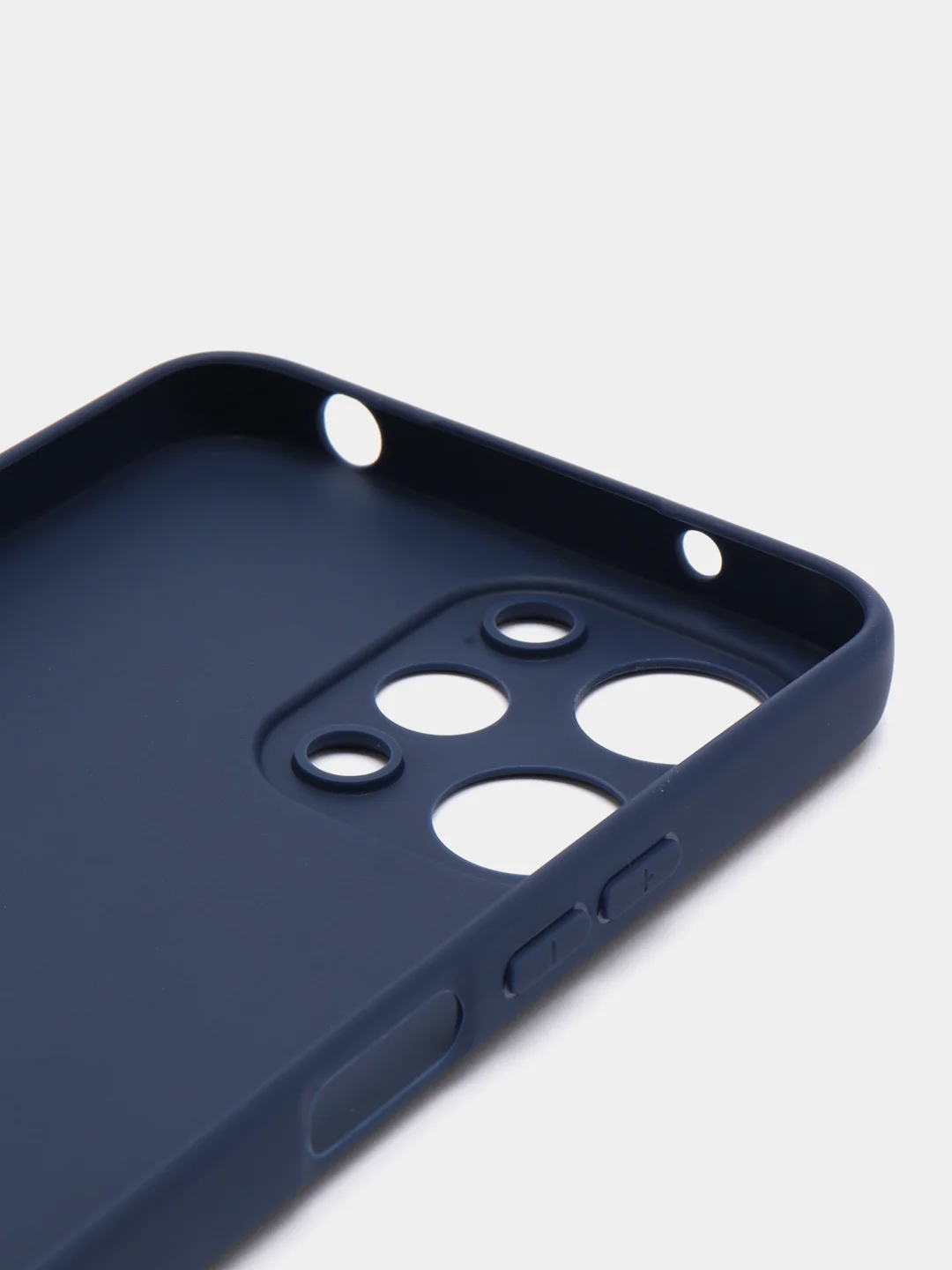 Ледяной чехол для Xiaomi Redmi 12 силиконовый BROSCORP матовый, тонкий, с бортиком-защитой камер
