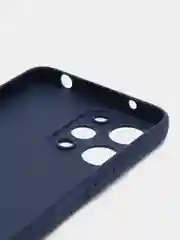 Ледяной чехол для Xiaomi Redmi 12 силиконовый BROSCORP матовый, тонкий, с бортиком-защитой камер