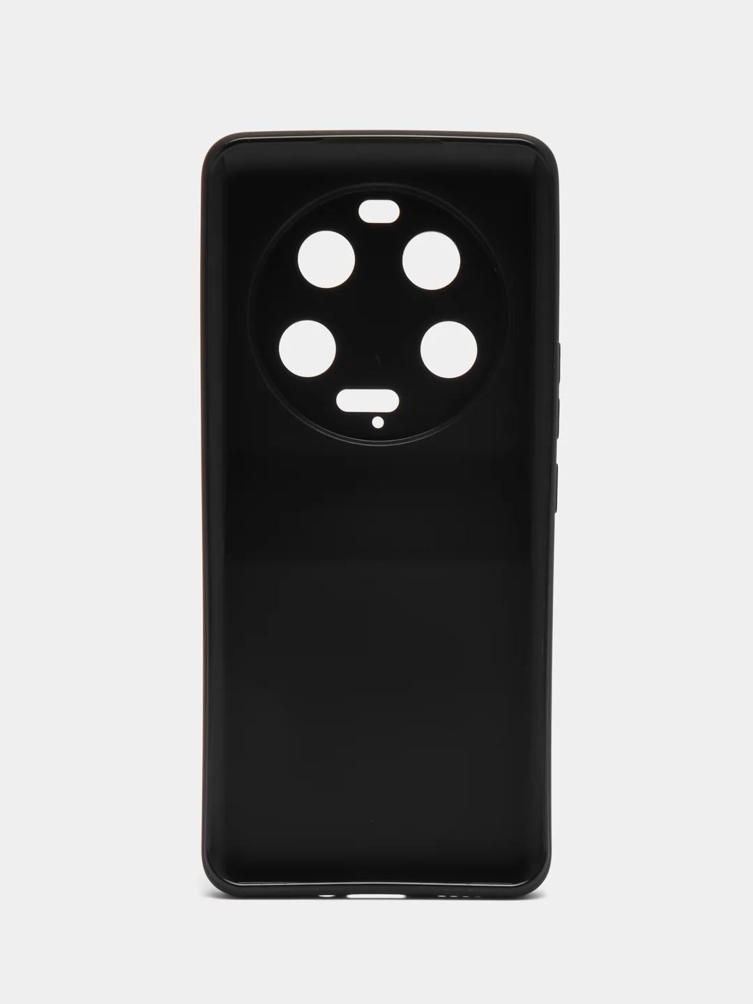 Черный чехол для Xiaomi 13 Ultra силиконовый BROSCORP матовый, тонкий, бортик-защита вокруг камер