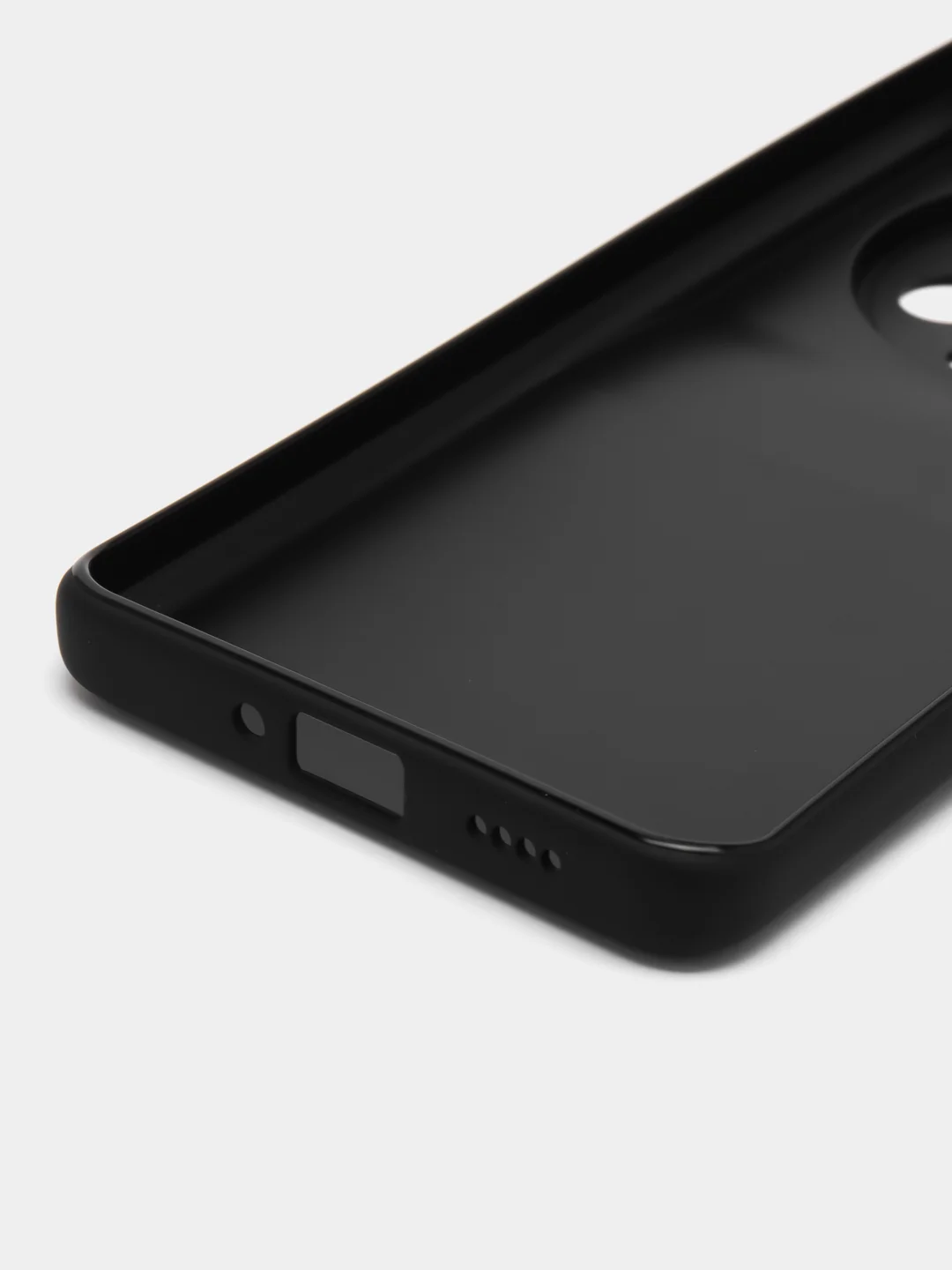 Черный чехол для Xiaomi 13 Ultra силиконовый BROSCORP матовый, тонкий, бортик-защита вокруг камер