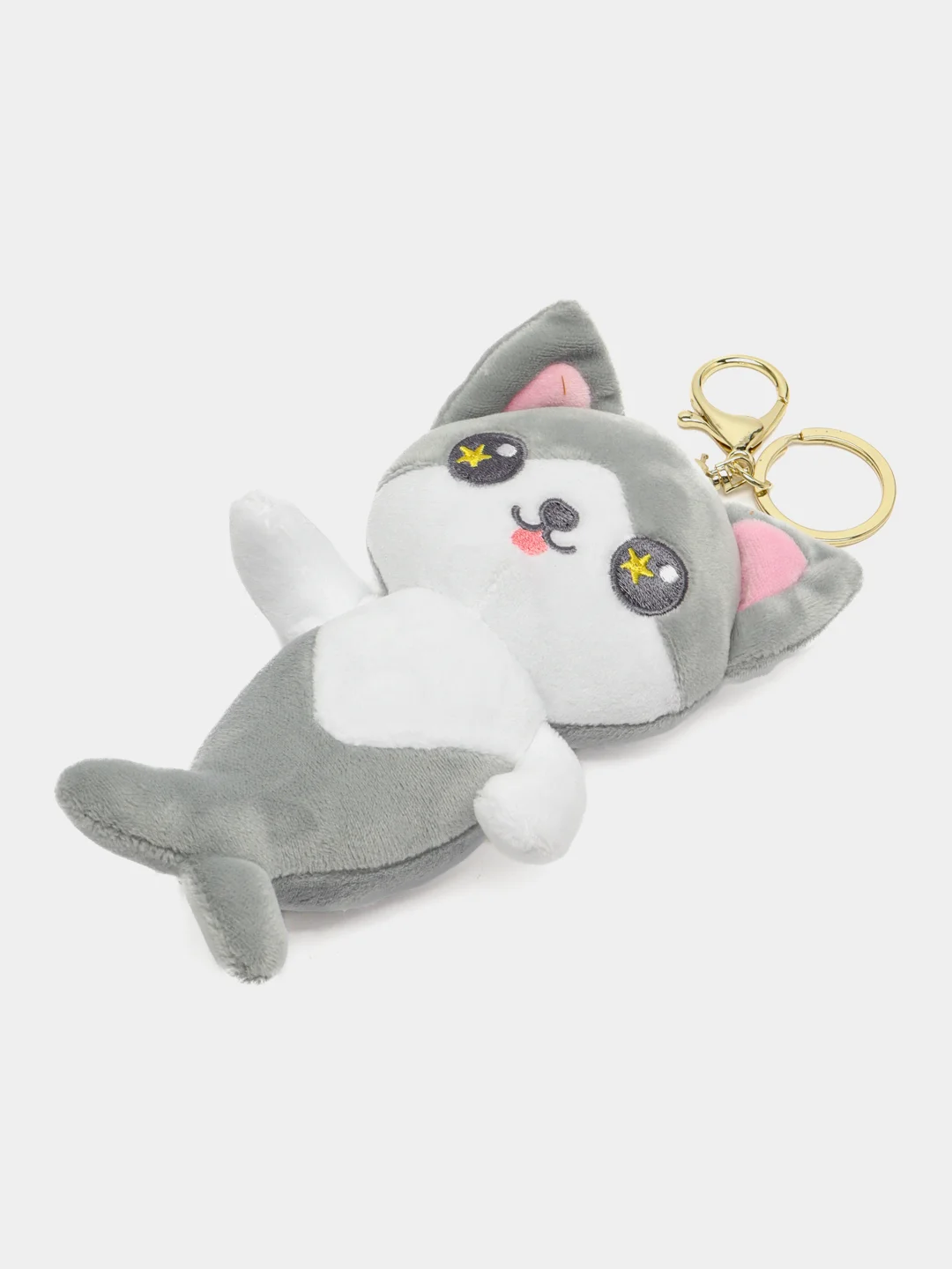 Брелок мягкая игрушка "Кот акула", "Кот тюлень", "Кот морж", "Морской котик", 15 см