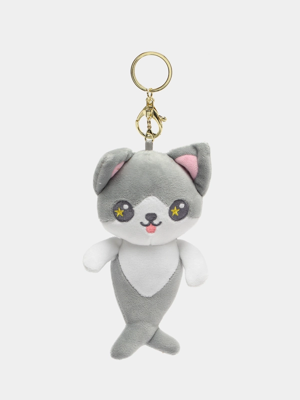 Брелок мягкая игрушка "Кот акула", "Кот тюлень", "Кот морж", "Морской котик", 15 см