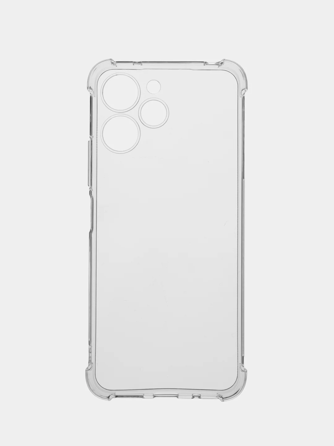 Прозрачный противоударный чехол BROSCORP для Xiaomi Redmi 12, силиконовый, с усиленными углами
