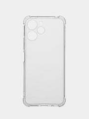 Противоударный чехол BROSCORP для Xiaomi Redmi 12, силиконовый, с усиленными углами