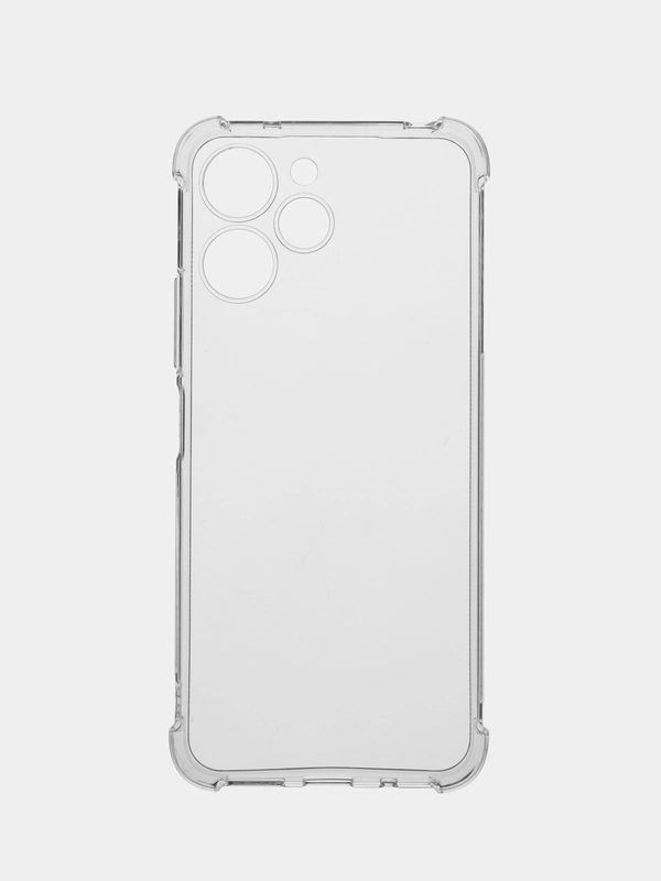 Противоударный чехол BROSCORP для Xiaomi Redmi 12, силиконовый, с усиленными углами
