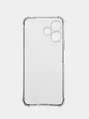 Прозрачный противоударный чехол BROSCORP для Xiaomi Redmi 12, силиконовый, с усиленными углами