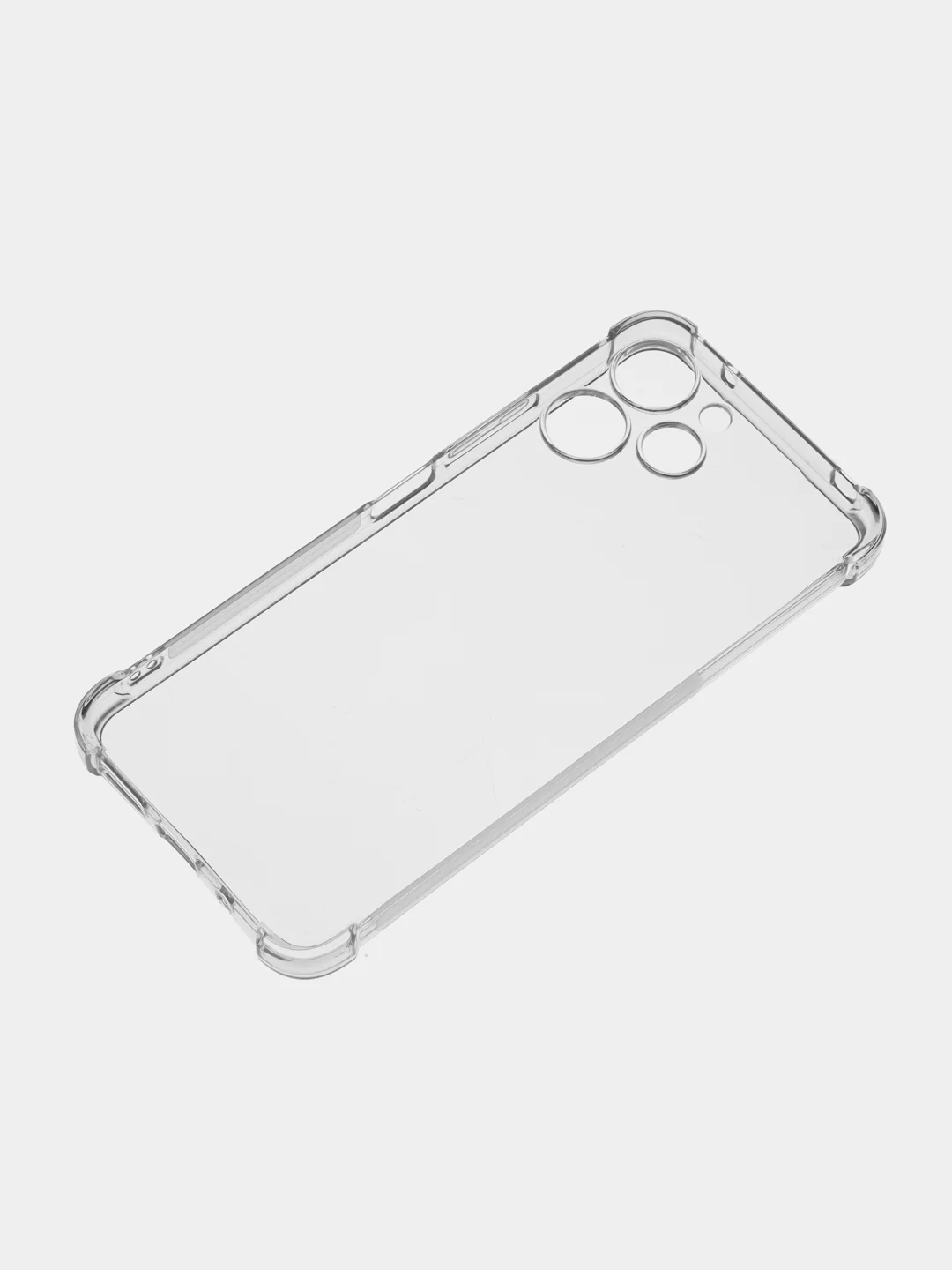 Прозрачный противоударный чехол BROSCORP для Xiaomi Redmi 12, силиконовый, с усиленными углами