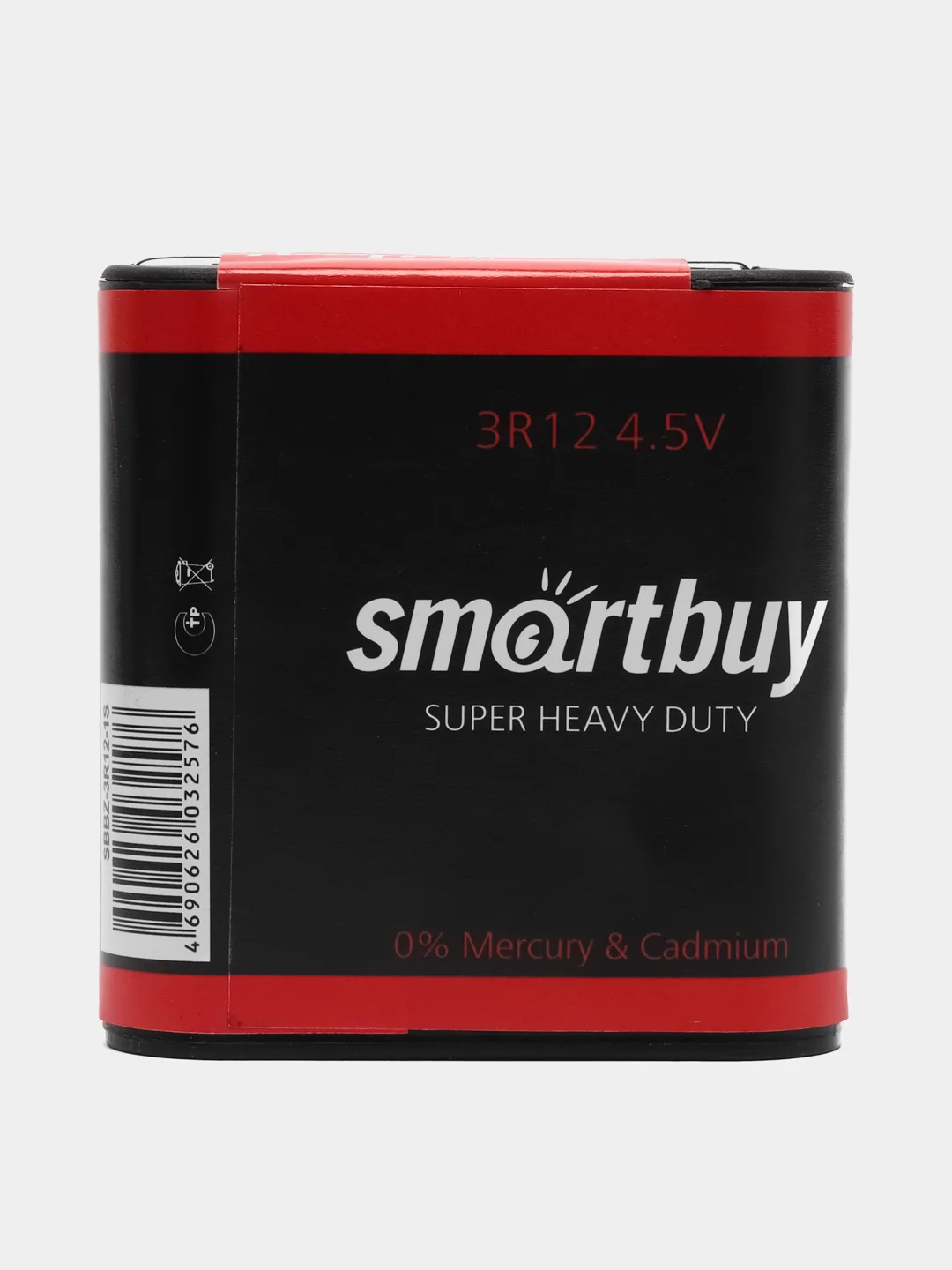 Батарейка Smartbuy 3R12, квадрат, 4,5V