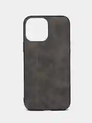 Серый чехол для iPhone 11 / 12 13 Pro Max, кожаный айфон про макс