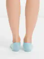 Голубой носки женские короткие POOPSOCKS