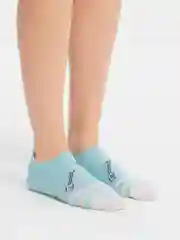 Голубой носки женские короткие POOPSOCKS