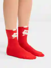 Красный носки женские из хлопка, 4 вида