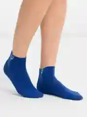 Синий носки женские однотонные