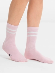 Носки Nicenonice Lite "Две полосы: 1010 White-White"