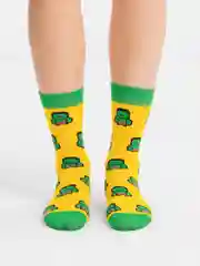 Лесной зеленый носки Stereo Socks женские с принтом