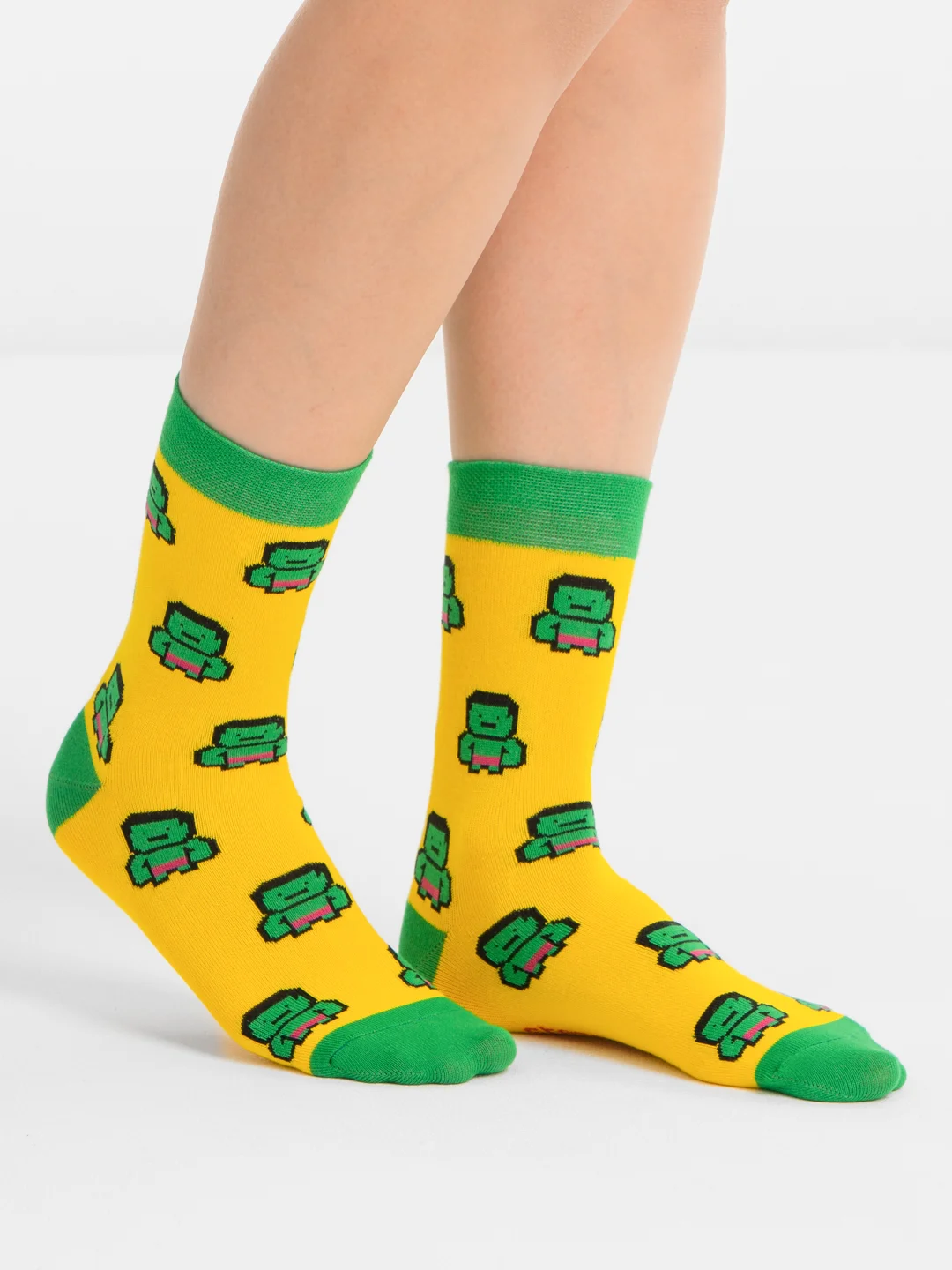 Лесной зеленый носки Stereo Socks женские с принтом
