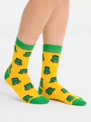 Лесной зеленый носки Stereo Socks женские с принтом
