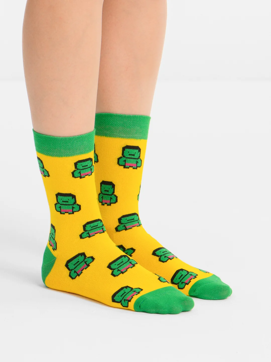 Лесной зеленый носки Stereo Socks женские с принтом