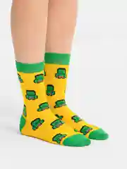 Лесной зеленый носки Stereo Socks женские с принтом