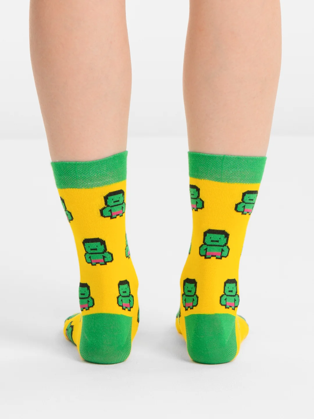 Лесной зеленый носки Stereo Socks женские с принтом