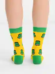 Лесной зеленый носки Stereo Socks женские с принтом