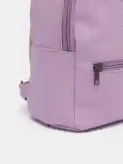 Сиреневый рюкзак женский, повседневный, кожаный, экокожа