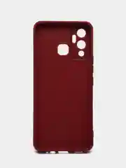 Чехол силиконовый Infinix Hot 12 Play (Инфиникс Хот 12 Плей) матовый, с защитой камеры