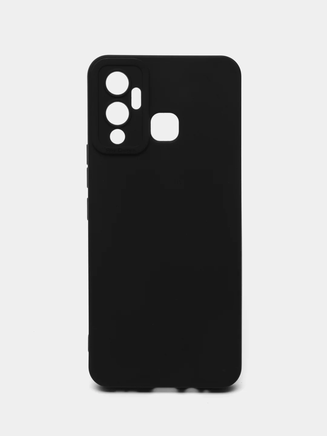 Чехол силиконовый Infinix Hot 12 Play (Инфиникс Хот 12 Плей) матовый, с защитой камеры