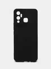 Чехол силиконовый Infinix Hot 12 Play (Инфиникс Хот 12 Плей) матовый, с защитой камеры