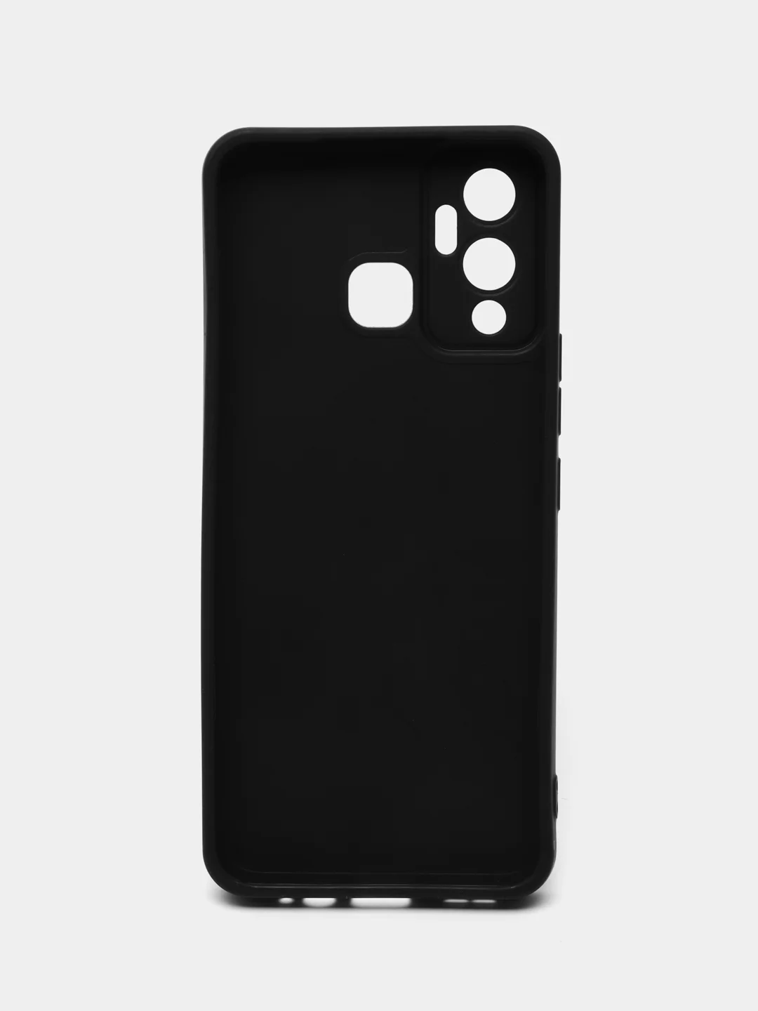 Чехол силиконовый Infinix Hot 12 Play (Инфиникс Хот 12 Плей) матовый, с защитой камеры