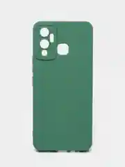 Чехол силиконовый Infinix Hot 12 Play (Инфиникс Хот 12 Плей) матовый, с защитой камеры