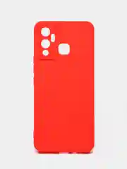 Чехол силиконовый Infinix Hot 12 Play (Инфиникс Хот 12 Плей) матовый, с защитой камеры