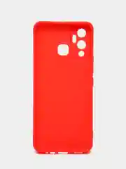 Чехол силиконовый Infinix Hot 12 Play (Инфиникс Хот 12 Плей) матовый, с защитой камеры