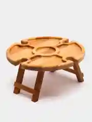 Винный столик с менажницей, бук