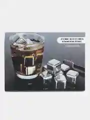 Золотой камни для виски, для охлаждения напитков