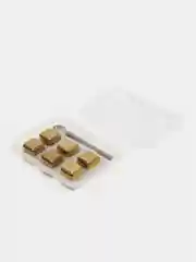 Желтый камни для виски, для охлаждения напитков