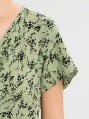 Зеленый платье-сарафан, женский
