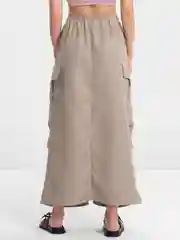 Бронзовый юбка карго женская