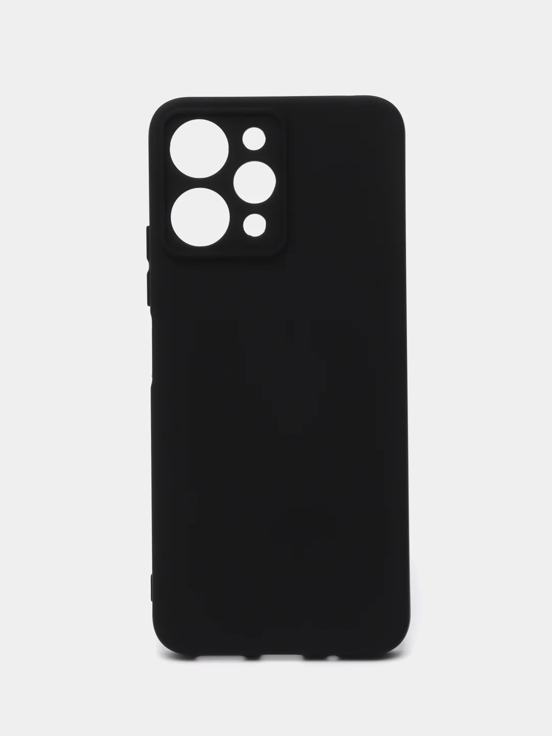 Черный чехол для Xiaomi Redmi 12 / Сяоми Редми 12, силиконовый
