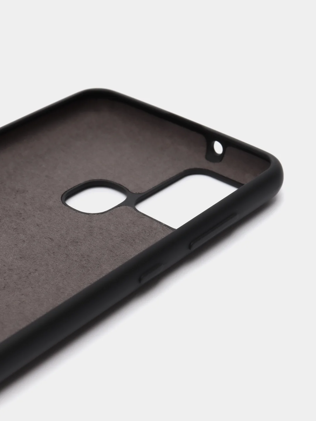 Тёмно-розовый чехол Samsung Galaxy A21s, Самунг Галакси А21с силиконовый Silicone Cover с закрытым низом