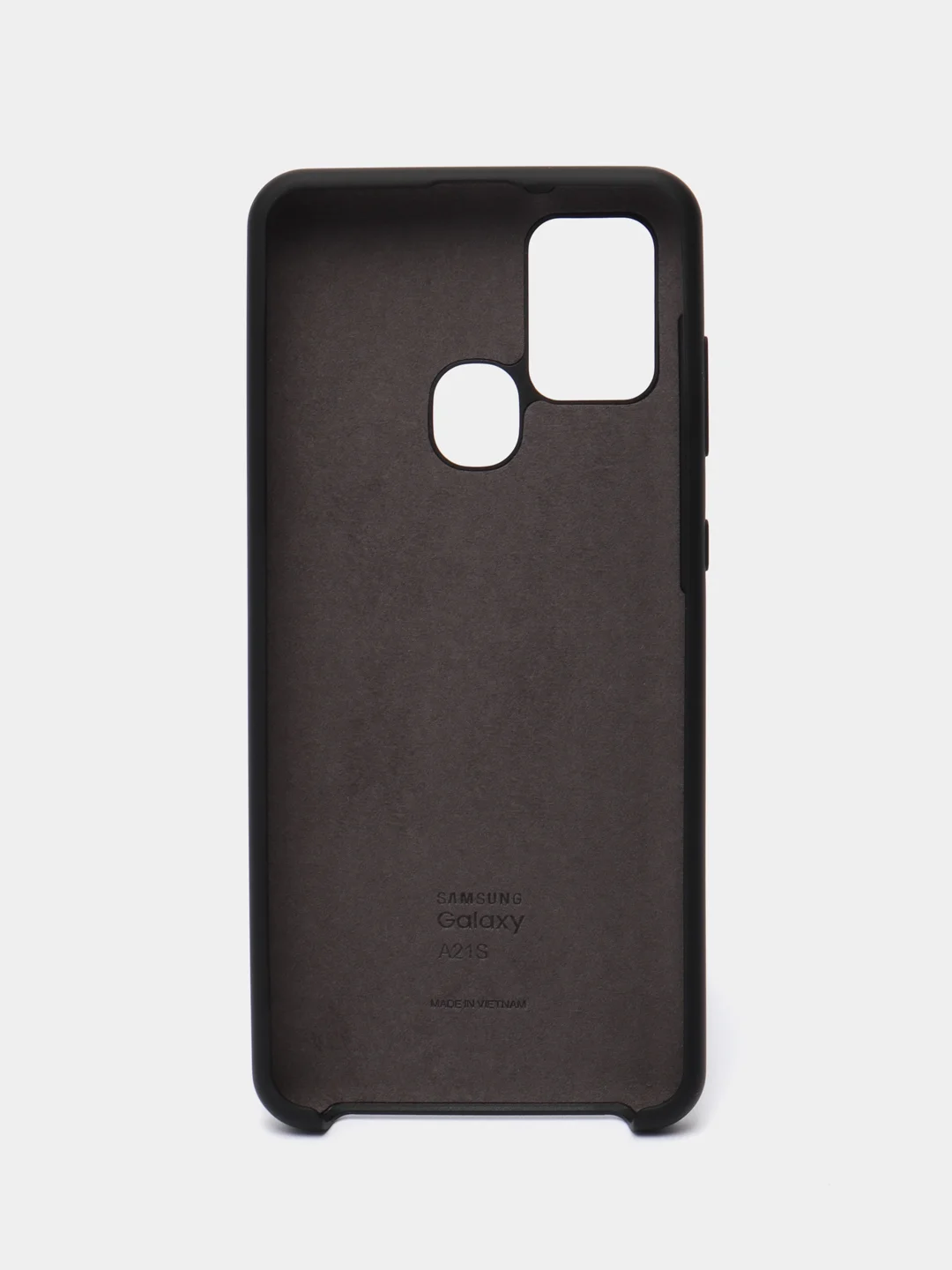 Тёмно-розовый чехол Samsung Galaxy A21s, Самунг Галакси А21с силиконовый Silicone Cover с закрытым низом
