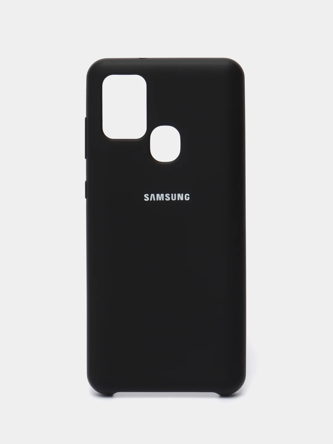 Угольный чехол Samsung Galaxy A21s, Самунг Галакси А21с силиконовый Silicone Cover с закрытым низом