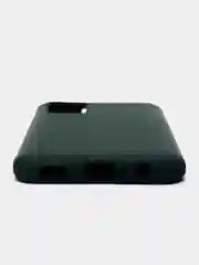 Тёмно-зелёный чехол силиконовый для Samsung Galaxy A02s, Silicone Cover