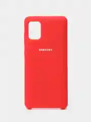 Алый чехол Samsung Galaxy A31, Самсунг Галакси А31 силиконовый Silicone Cover