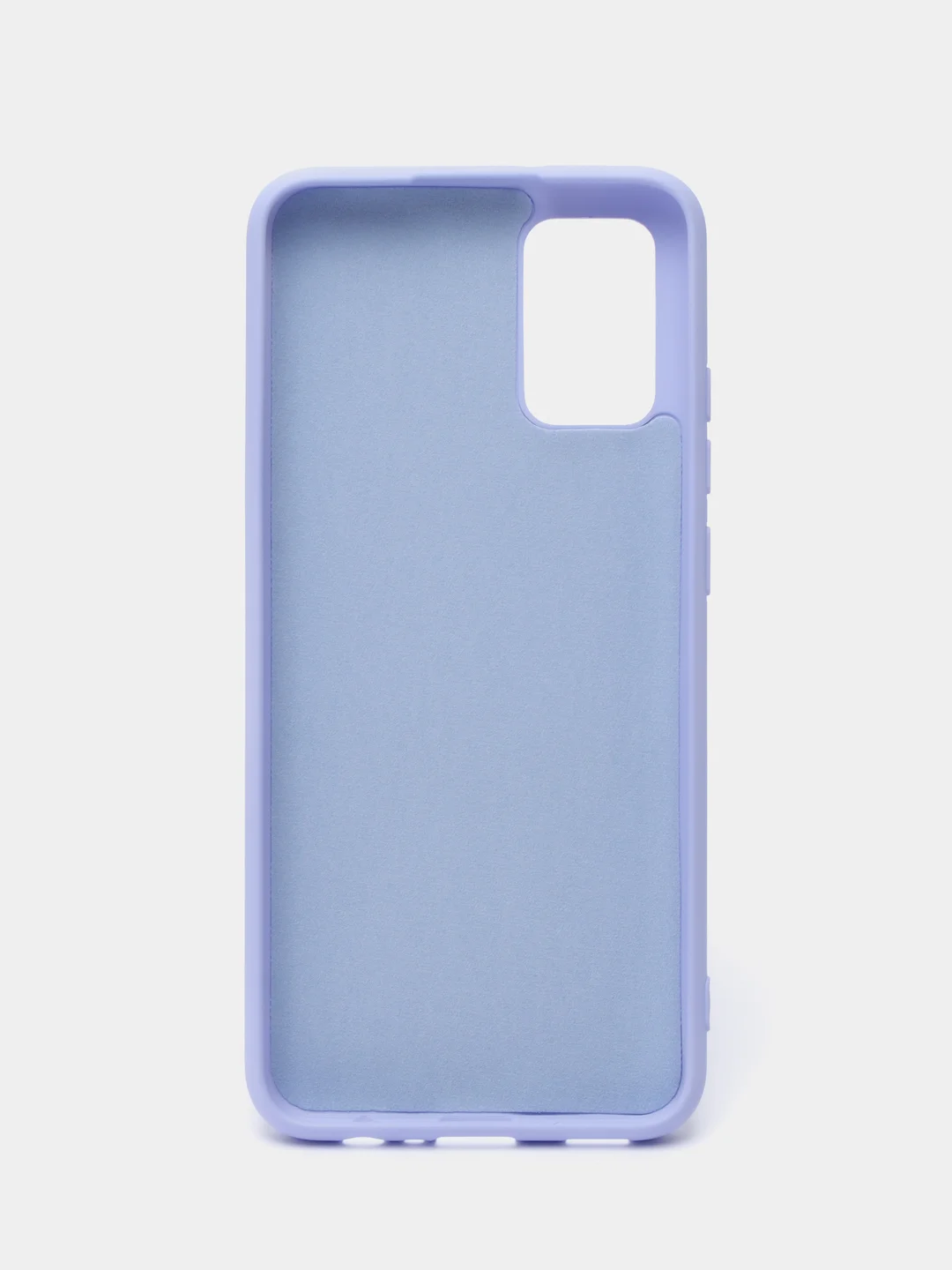 Сиреневый чехол силиконовый для Samsung Galaxy A02s, Silicone Cover