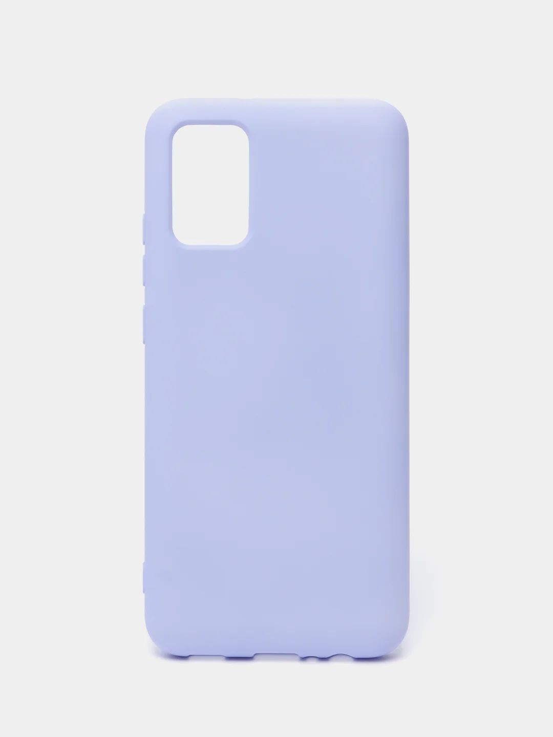 Сиреневый чехол силиконовый для Samsung Galaxy A02s, Silicone Cover