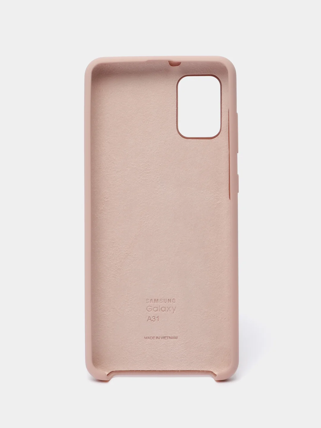 Песочный хаки чехол Samsung Galaxy A31, Самсунг Галакси А31 силиконовый Silicone Cover