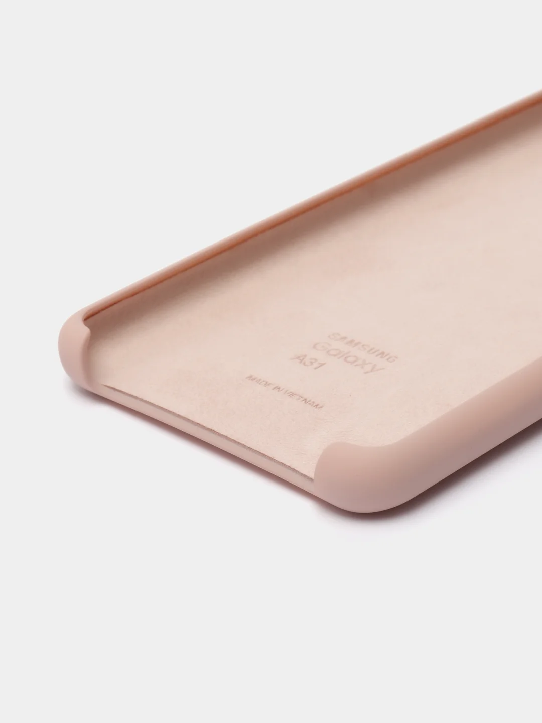 Песочный хаки чехол Samsung Galaxy A31, Самсунг Галакси А31 силиконовый Silicone Cover